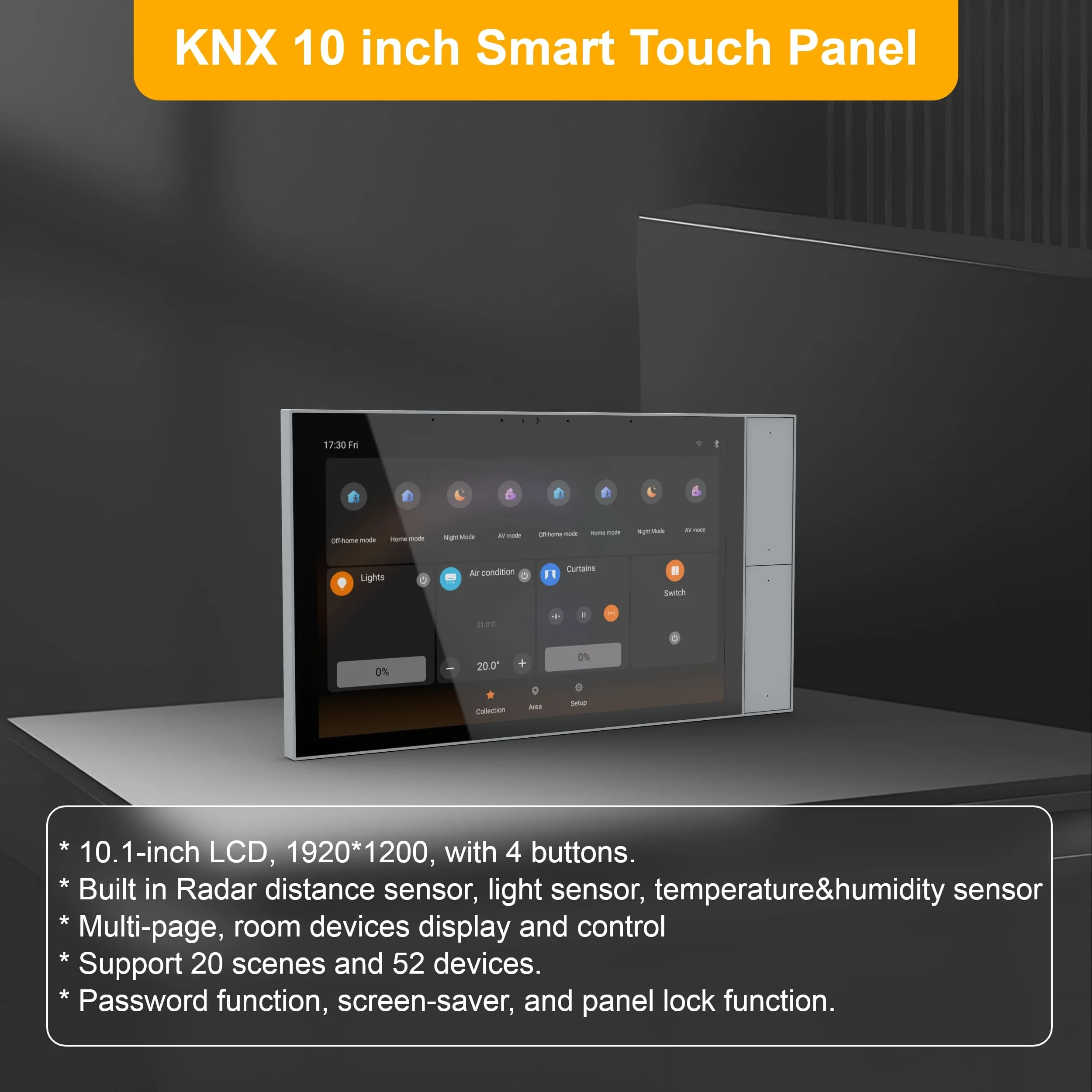Smart Home Knx - 2026 Smart Touch Panel für Bussysteme