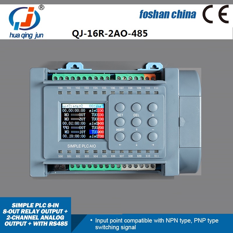Smart Home With Plc - Huaqingjun 8-in 8-out Relais Ausgang 2AO
