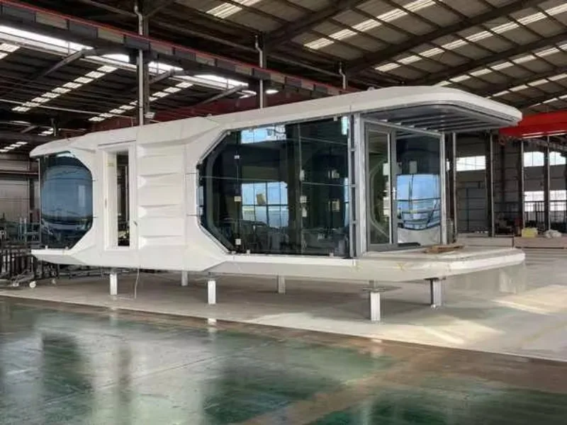 Airbnb Smart Home - Smarte Raumkapsel Tiny House Fertighaus-Kabine für