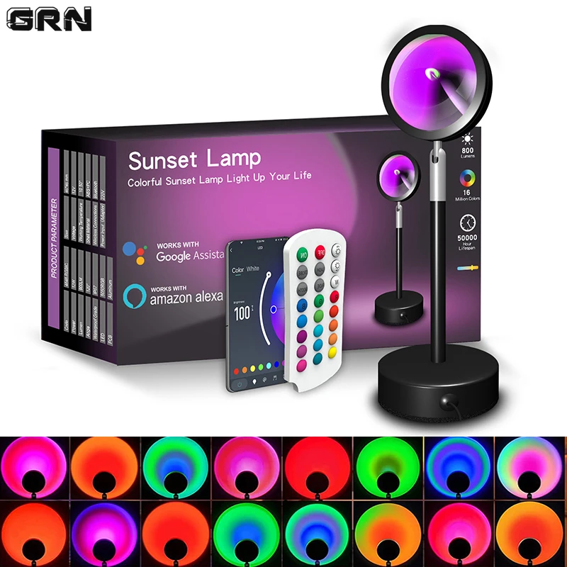 Smart Home For Windows - Smart LED Sonnen untergang Lampe bunt