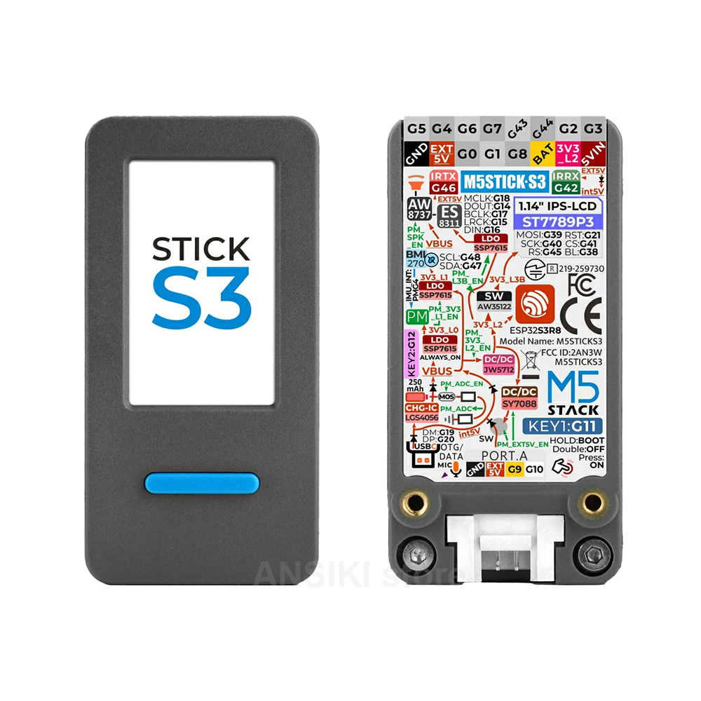 Smart Home Esp32 - M5Stack M5StickS3 ESP32-S3 IoT-Entwicklungskit Tragbar mit