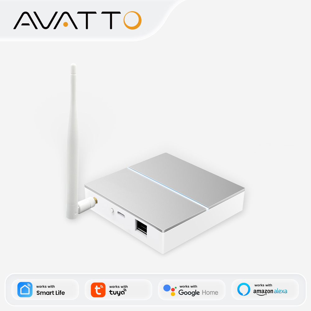 Smart Home Website - AVATTO Tuya ZigBee Gateway mit Antenne