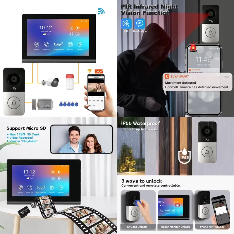 Smart Home Camera - 【CHIMU HOME】 2026 Neue IP-Video-Gegensprechanlage mit