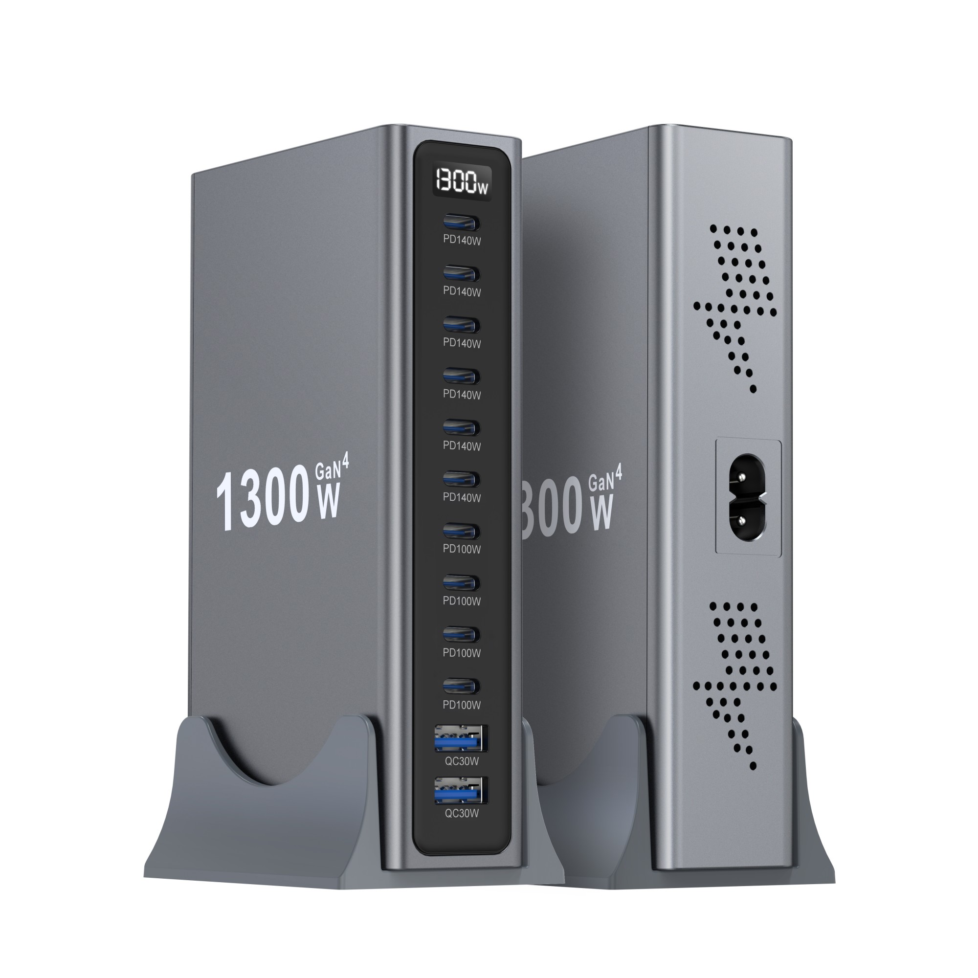 Smart Home Hub 2 - 1300W GaN IV 12-Port USB-C Ladestation