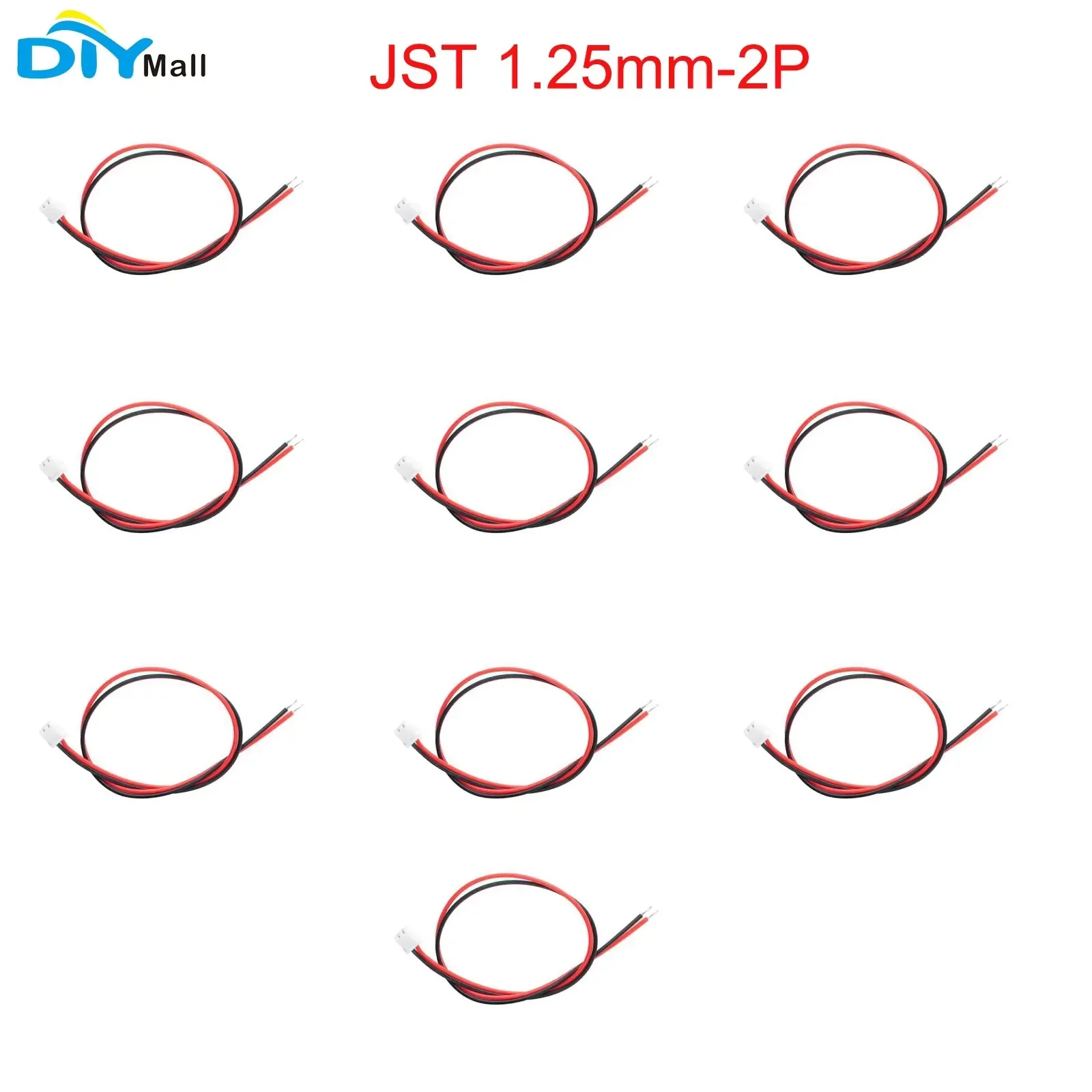 Smart Home Esp32 - 10 Stück/Los JST 1,25mm 2P Stecker-Kabel