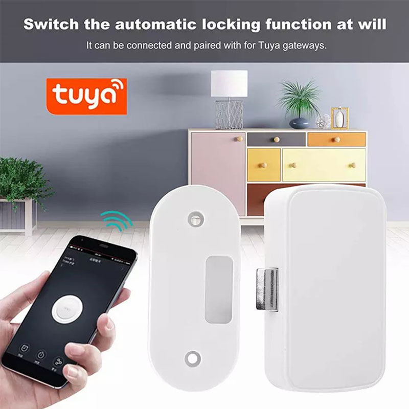 Smart Home Furniture - Tuya Smart Home Aktenschrank-Schloss, kabellos, Bluetooth,