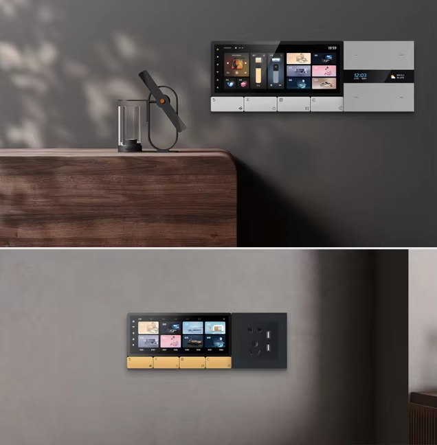 Smart Home Touchscreen Control Panel - F5 Tuya UK Touchscreen Musikplayer Host
