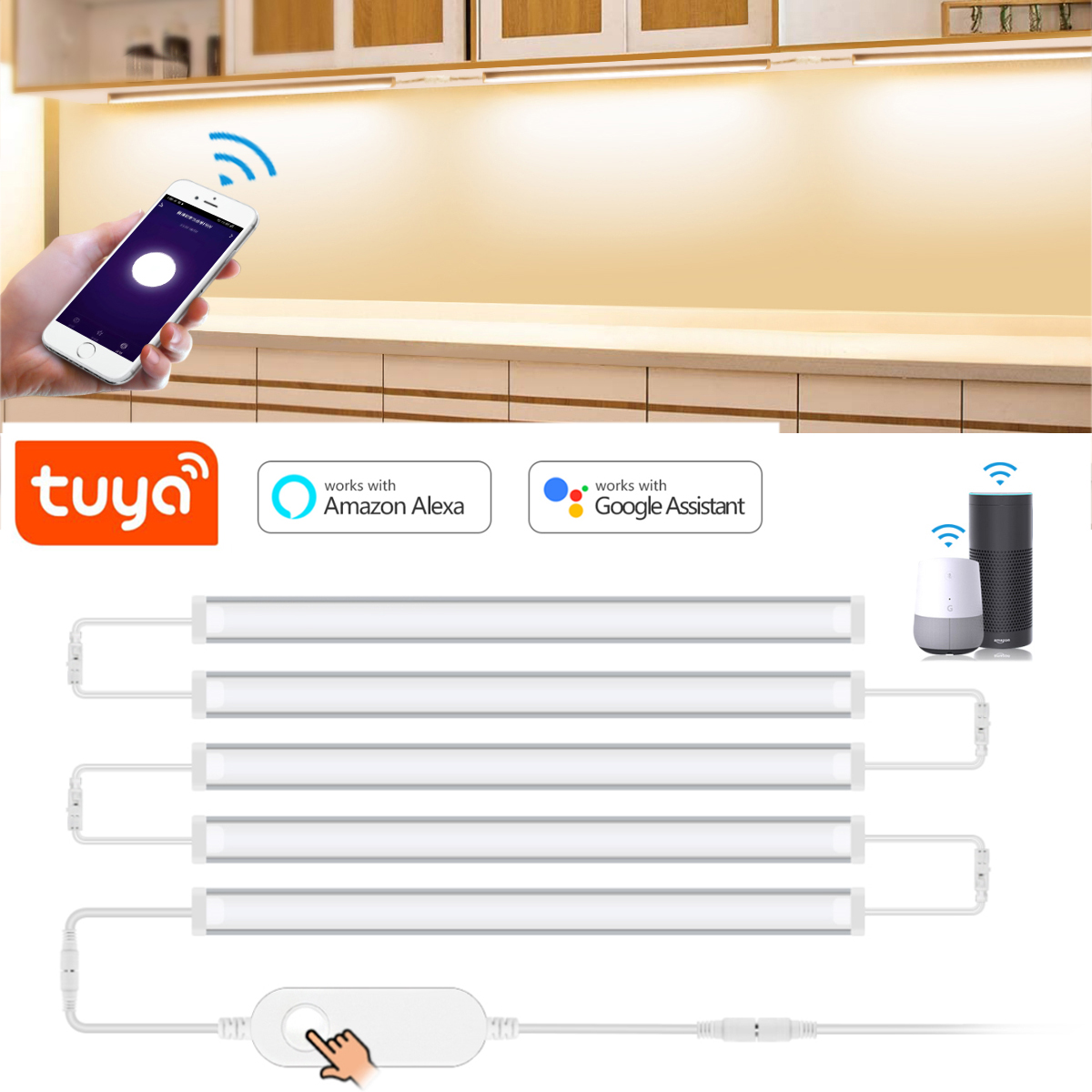 Smart Home Furniture - 1-5 Stück Küche Tuya Smart LED