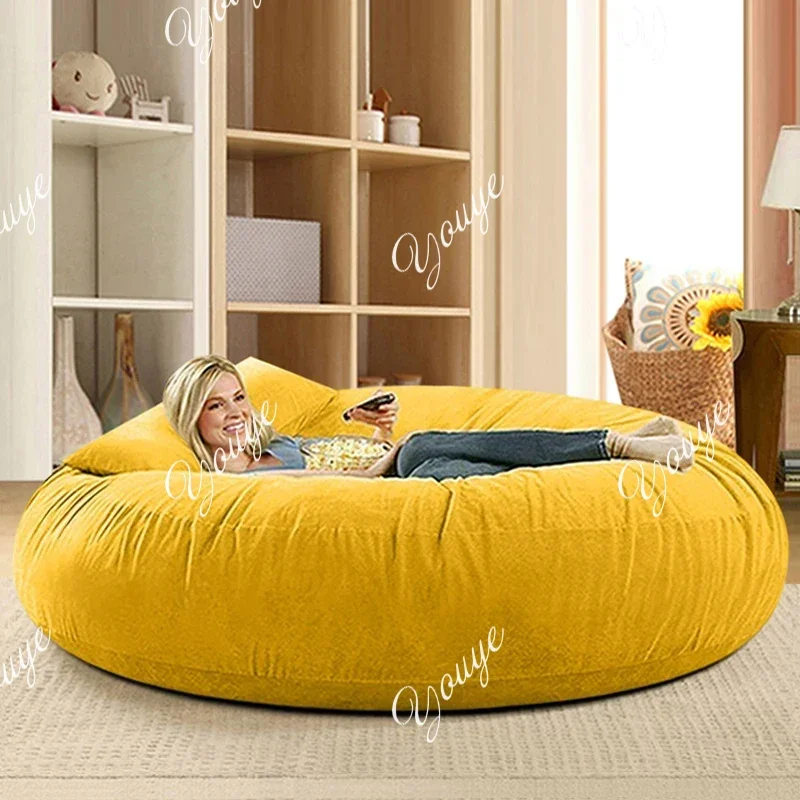 Smart Home Furniture - MX Großes samtgrünes Sofa, gelbes Schlafzimmer,