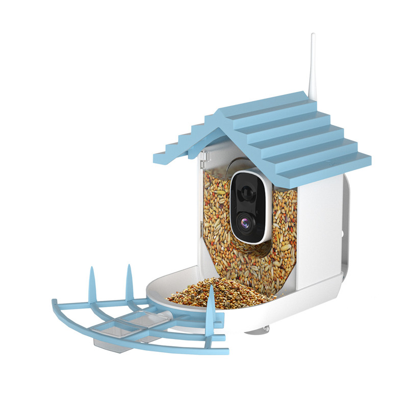 Smart Home Camera - Solarbetriebener Energiesparender Vogelfutterspender für Zuhause mit