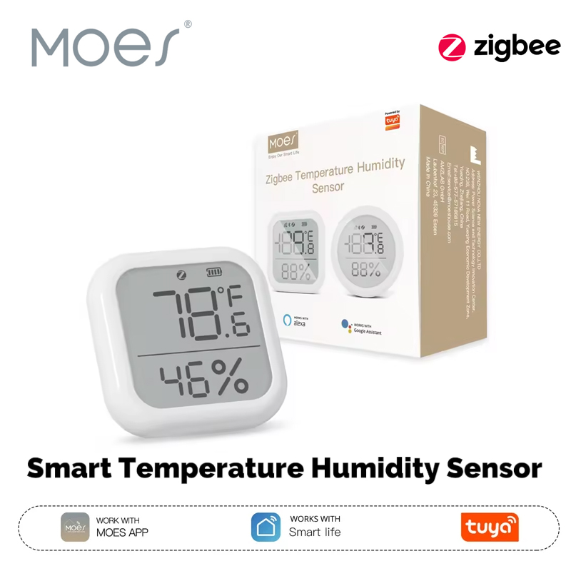 Smart Home Website - MOES Tuya ZigBee Smart Home Temperatur-