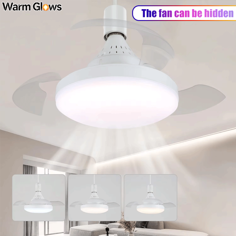 Smart Ceiling Fan - Deckenventilator mit Beleuchtung und Fernbedienung, versteckten,