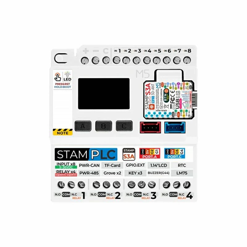 Smart Home With Plc - M5stamp PLC-Controller, fortschrittliches M5stamps3-Modul für industrielle