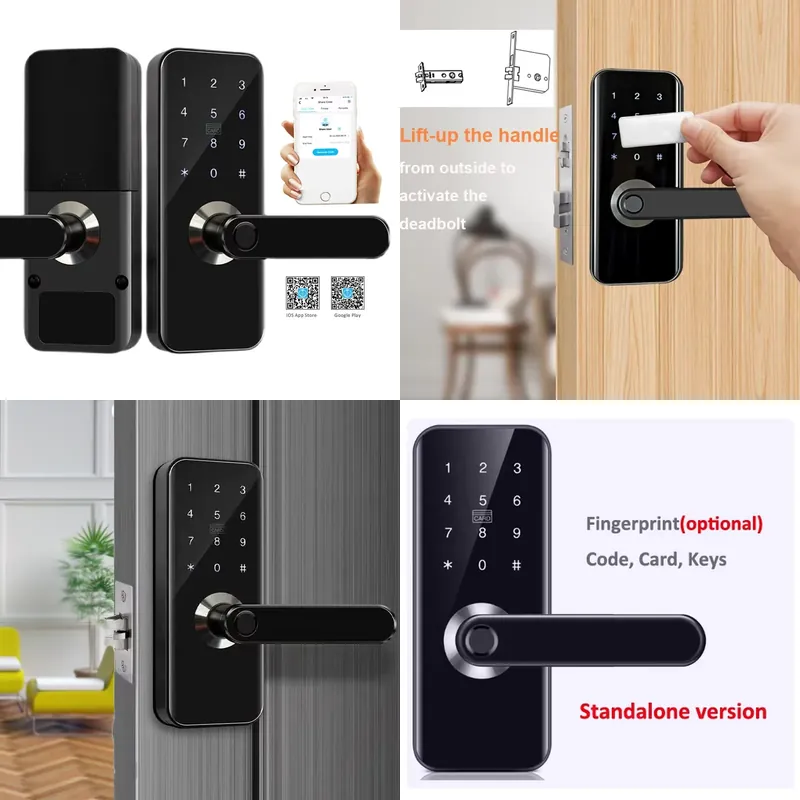 Airbnb Smart Home - NFC Bestseller Smart WIFI Türschloss Wasserdicht
