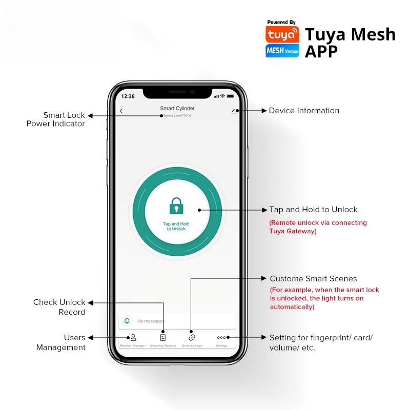 Tuya Wifi Smart Zylinder Türsc – Airbnb Smart Home Bewertung und Preis