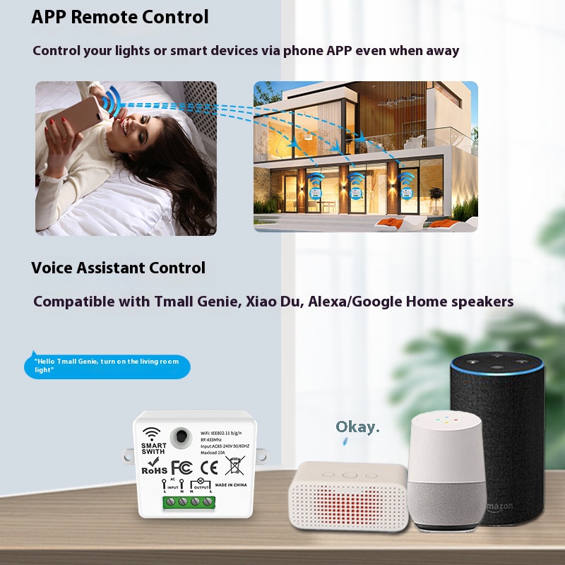 Das Tuya Smart Switch-Off-Gerä – Smart Home Alexa Bewertung und Preis
