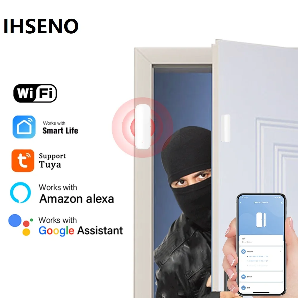 iHseno Tuya WiFi Türsensor Fen – Smart Home For Windows Bewertung und Preis