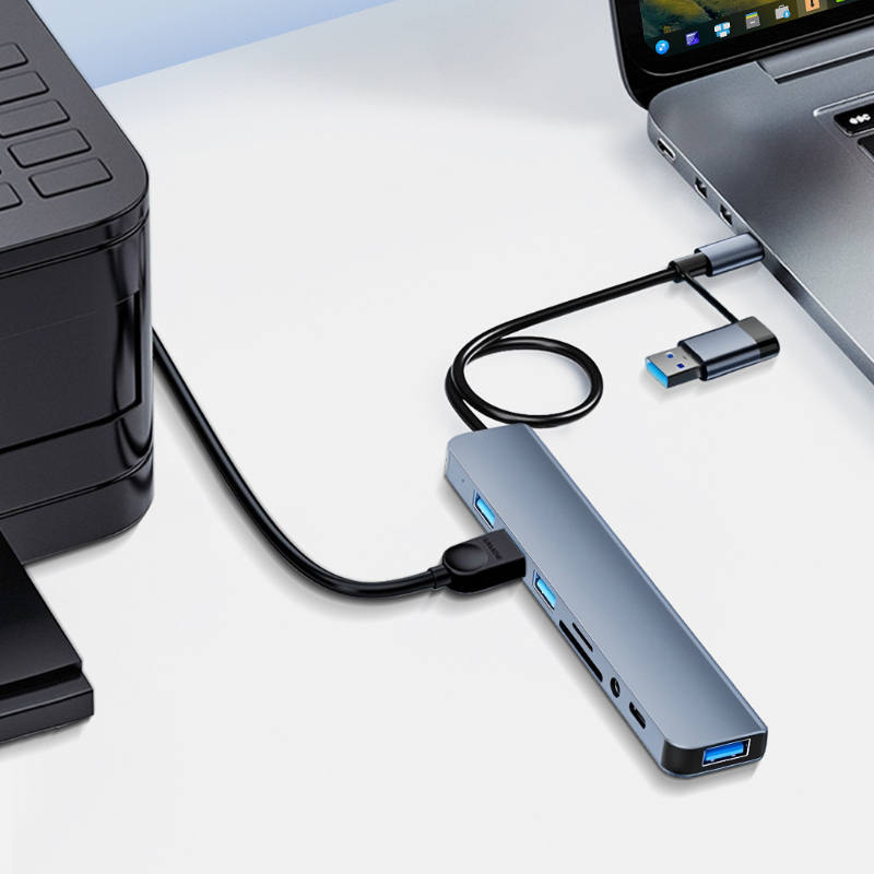 8-in-2-Port-USB-C-Splitter, US – Smart Home Hub 2 Bewertung und Preis