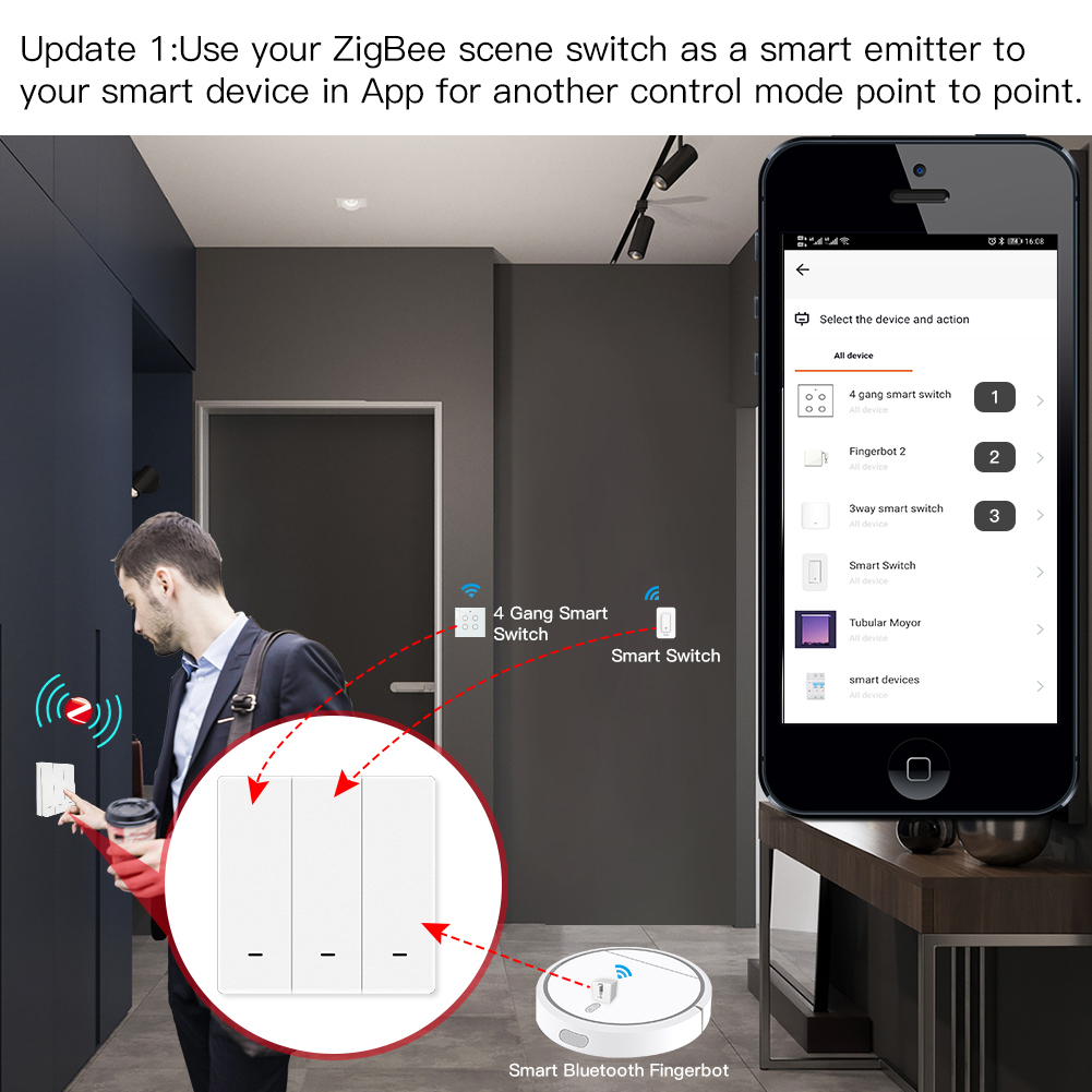 MOES Tuya ZigBee Szenenschalte – Smart Home Z Wave Bewertung und Preis