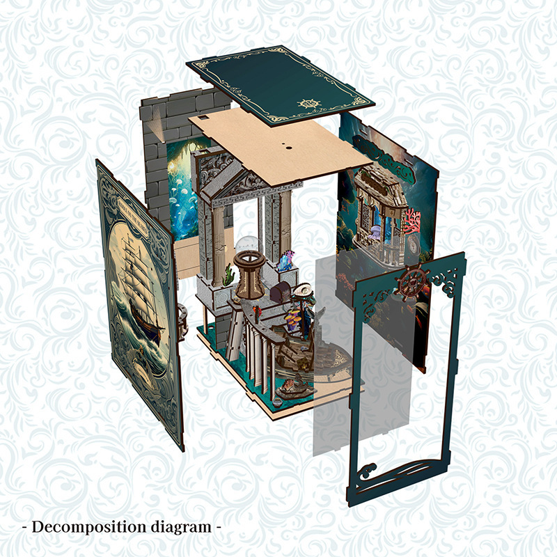 3D Holz DIY Buchstützen-Puzzle – Smart Home Furniture Bewertung und Preis