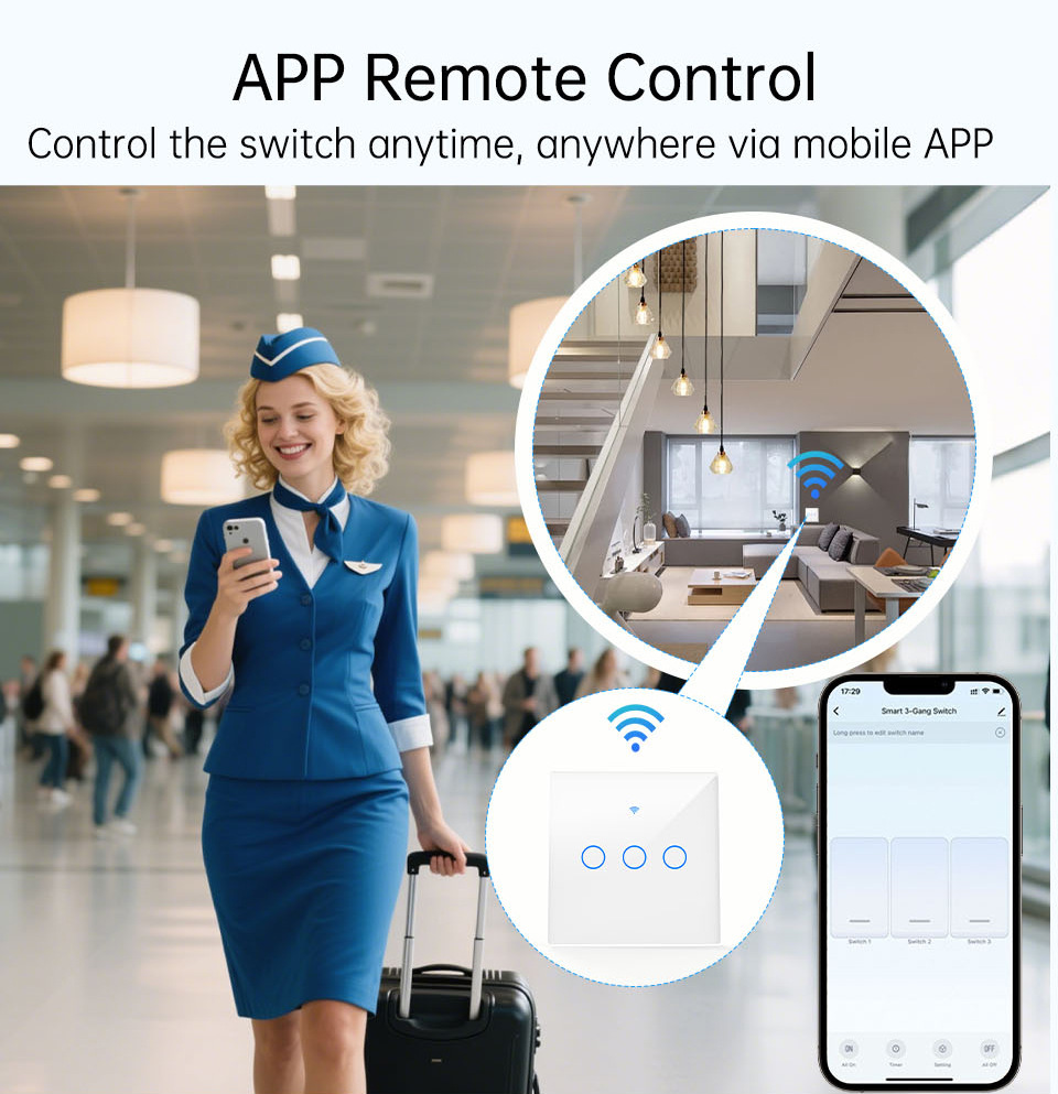 WLAN RF 433MHz Touch-Wandschal – Smart Home Alexa Bewertung und Preis