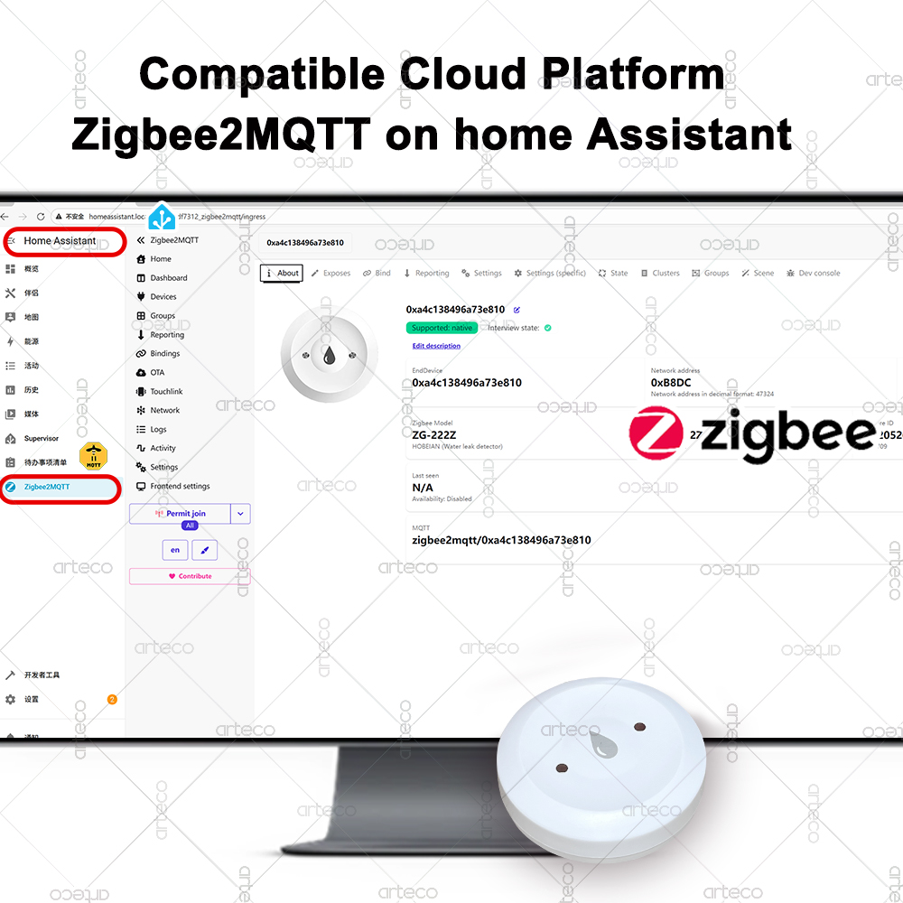 Tuya Smart Zigbee Wasser Senso – Smart Home Website Bewertung und Preis