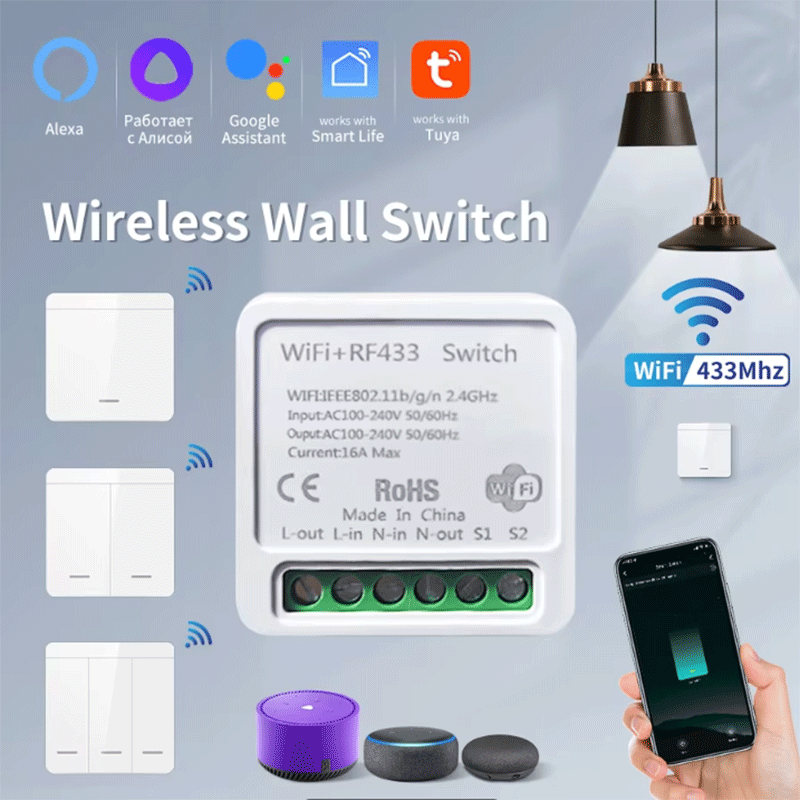 Tuya WiFi Smart Lichtschalter  – Smart Home Alexa Bewertung und Preis