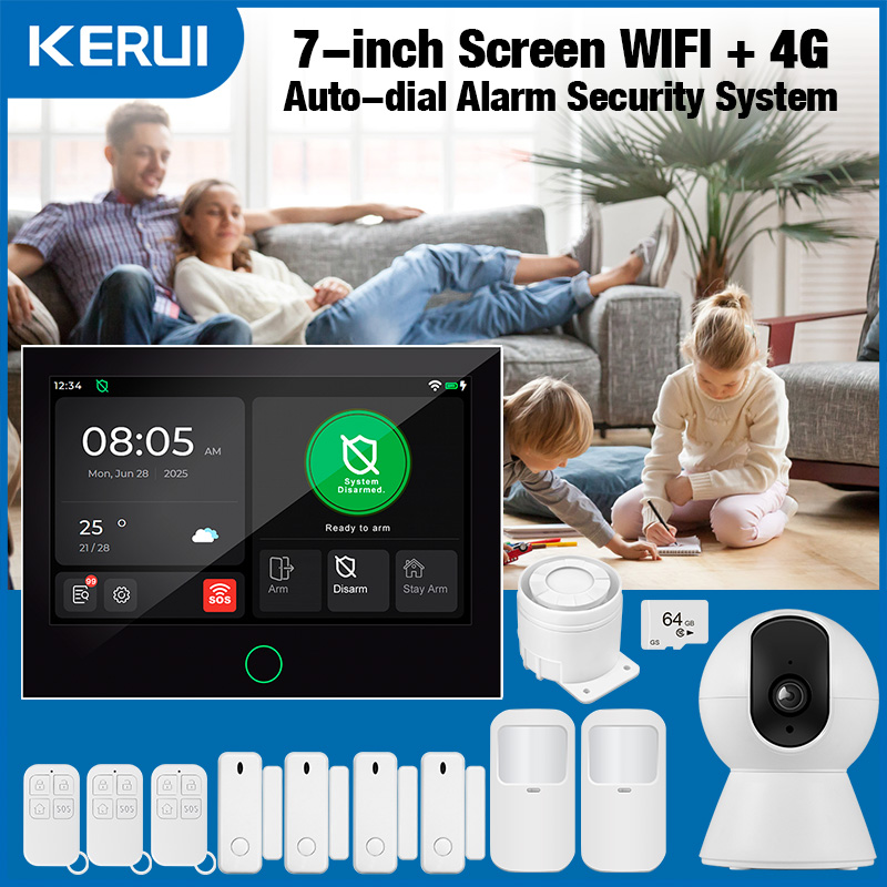 KERUI NEU 4G+WiFi Wireless Hom – Smart Home Package Bewertung und Preis