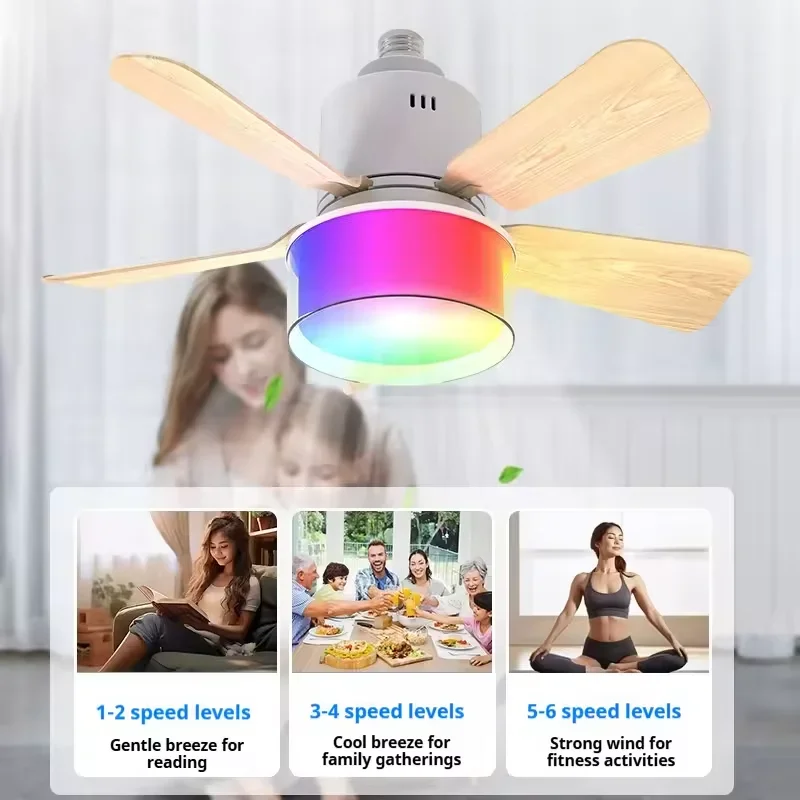 RGB LED Deckenventilator Lampe – Smart Ceiling Fan Bewertung und Preis