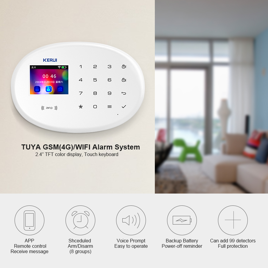 KERUI W202 WIFI GSM Alarm Syst – Smart Home Package Bewertung und Preis