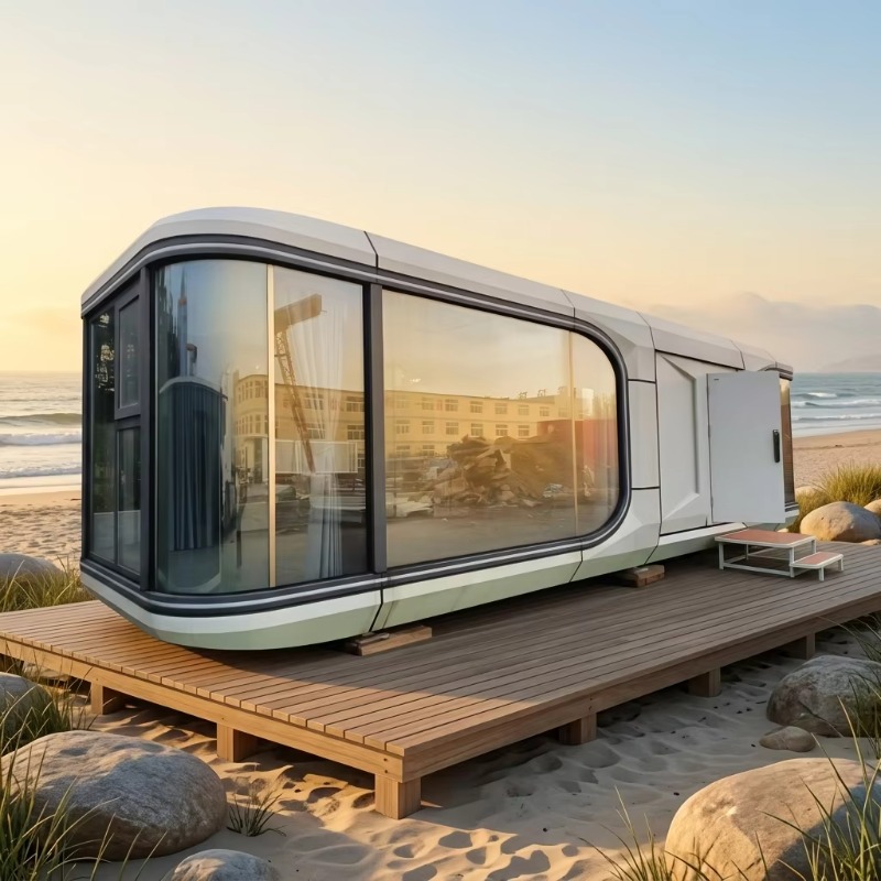 Moderne Raumkapsel-Tiny-House- – Airbnb Smart Home Bewertung und Preis