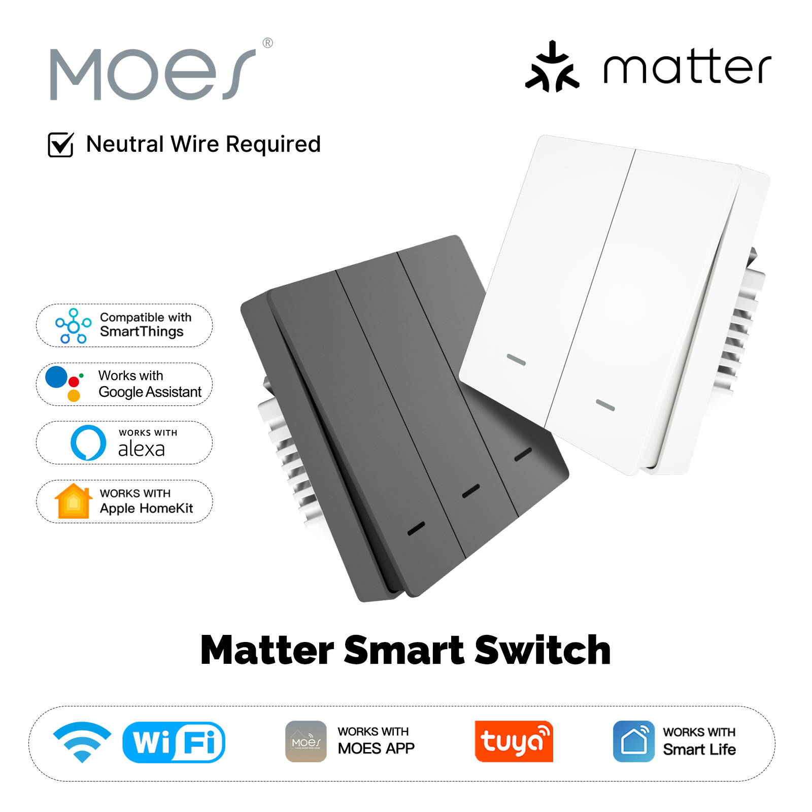 MOES Matter Tuya WiFi Smart Li – Smart Home For Windows Bewertung und Preis