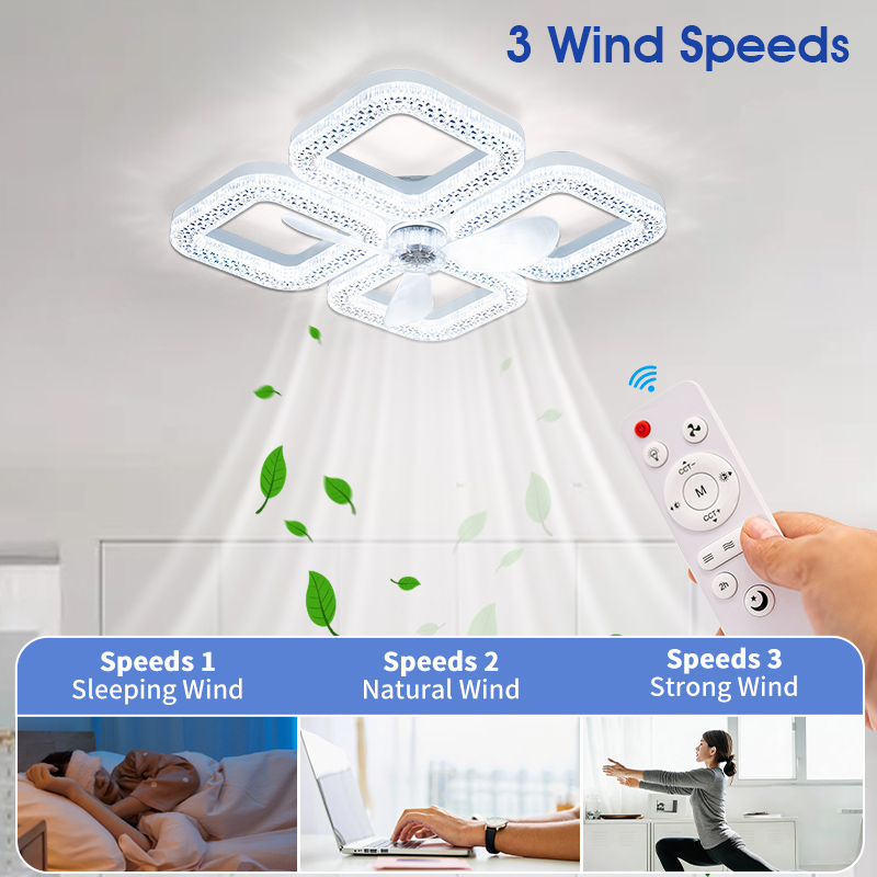 Moderner Deckenventilator mit  – Smart Ceiling Fan Bewertung und Preis
