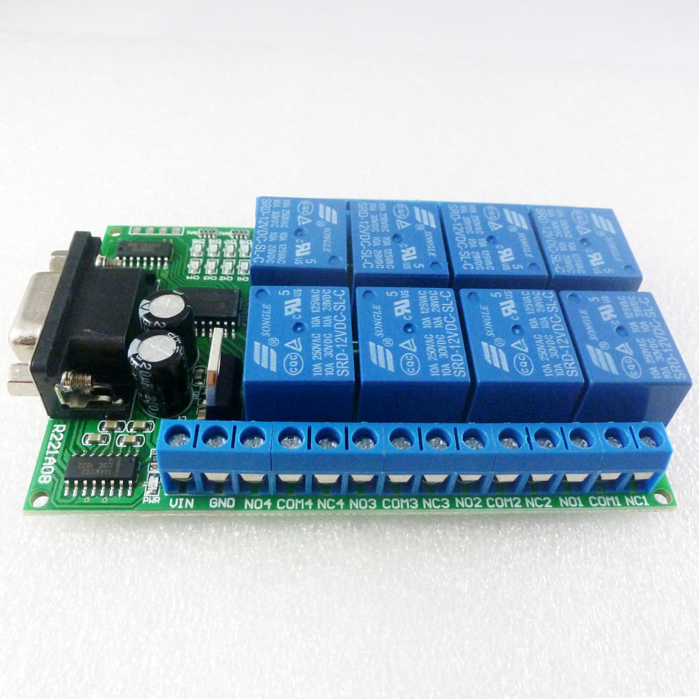 8-Kanal DC 12V RS232 Relais-Bo – Smart Home With Plc Bewertung und Preis