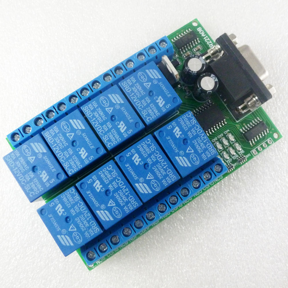 8-Kanal DC 12V RS232 Relais-Bo – Smart Home With Plc Bewertung und Preis