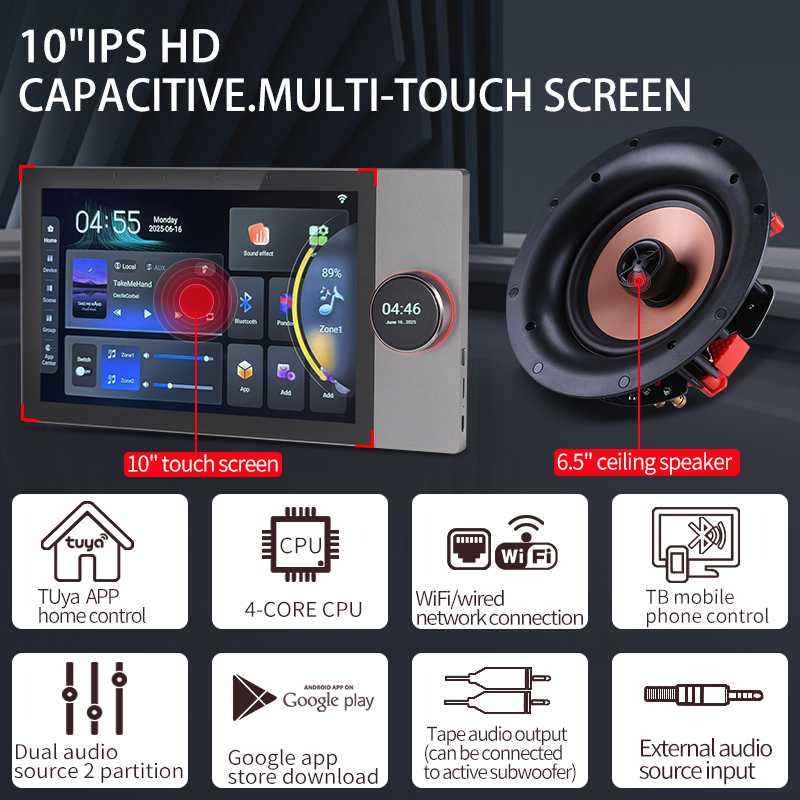 Smart Home Hintergrundmusiksys – Smart Home Touchscreen Control Panel Bewertung und Preis