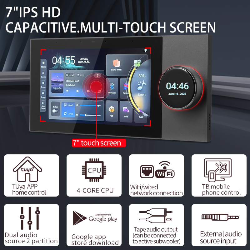 Smart-Home-Hintergrundmusik-Sy – Smart Home Touchscreen Control Panel Bewertung und Preis